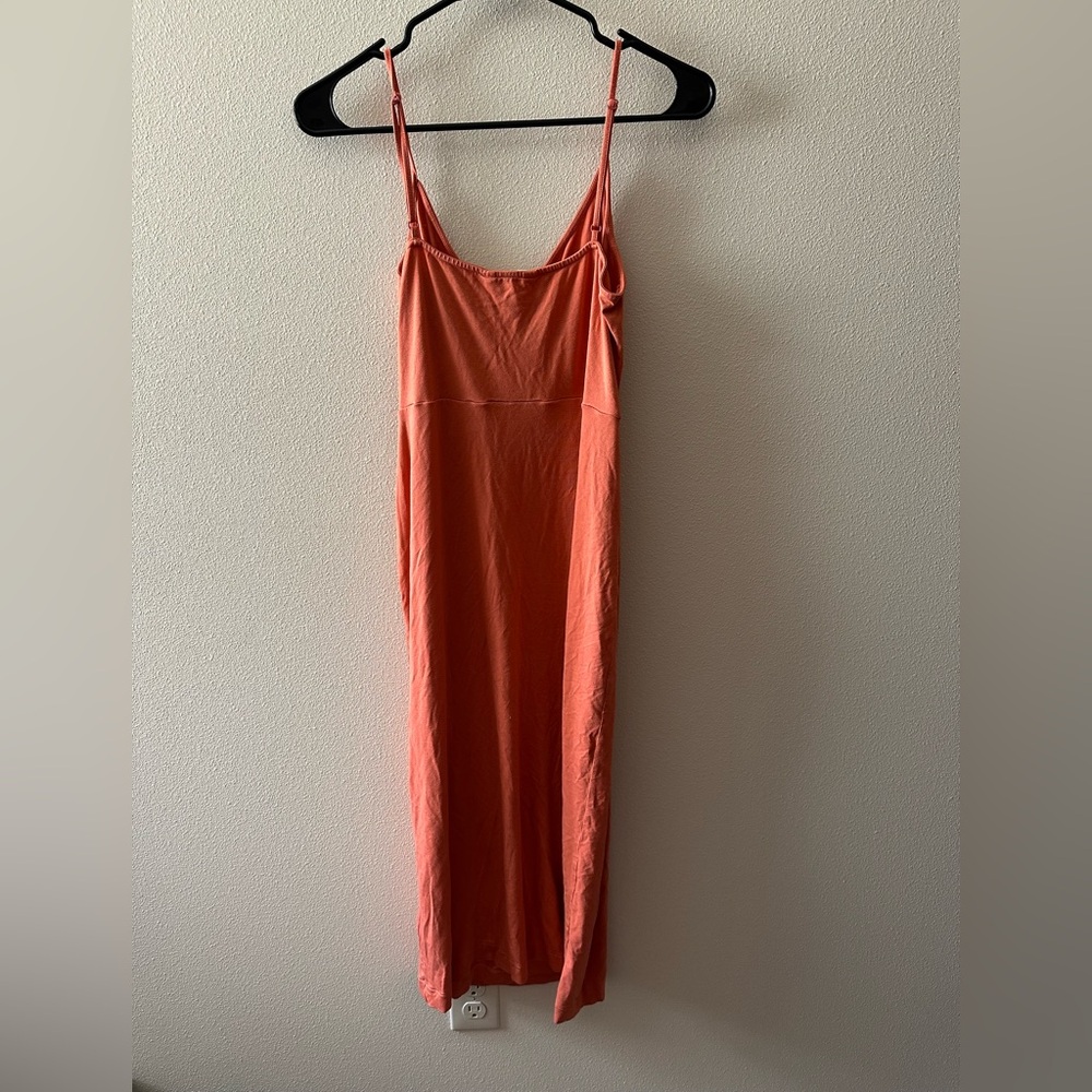 BODEN Gathered Jersey Midi Dress size 12R Kumquat Orange  
Style D0703-BGR - Picture 10 of 10
